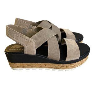 Sorel Women's Sandals in Tan and Black